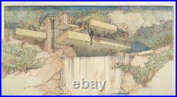 Falling Water House Architecture Frank Lloyd Wright-17x22 Fine Art Print-00425
