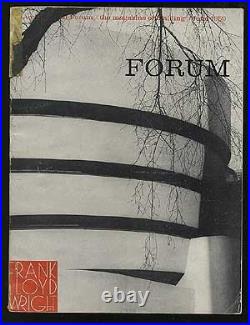 Forum Frank Lloyd Wright June 1959 Volume 110 Number 6 Forum Frank Lloyd Wright June 1959 Volume 110 Number 6