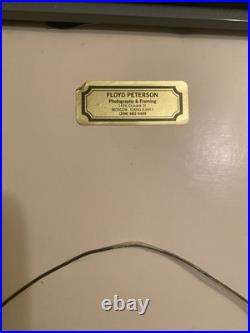 Framed FRANK LLOYD WRIGHT Exhibition Poster 11x36, Phoenix Art Museum (1995)