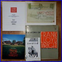 Frank LIoyd Wrihht Lot+ Of Work of Frank Lloyd Wright HBDJ 1965 The Wendingen