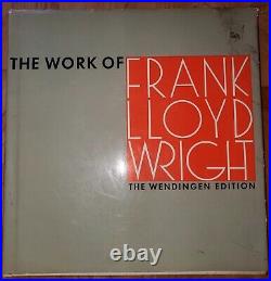 Frank LIoyd Wrihht Lot+ Of Work of Frank Lloyd Wright HBDJ 1965 The Wendingen