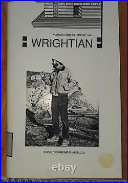 Frank LIoyd Wrihht Lot+ Of Work of Frank Lloyd Wright HBDJ 1965 The Wendingen