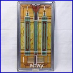 Frank Lloyd Collection Wright Art Work Bradley Mansion Vintage stained glass