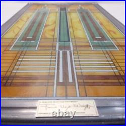 Frank Lloyd Collection Wright Art Work Bradley Mansion Vintage stained glass