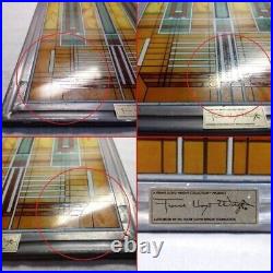 Frank Lloyd Collection Wright Art Work Bradley Mansion Vintage stained glass