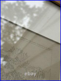 Frank Lloyd WRIGHT Lithograph Ward W. Willits House / Ext. & Plan WASMUTH 1910
