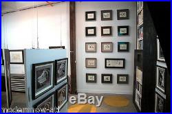 Frank Lloyd WRIGHT Lithograph #ed LIMITED 52x38cm Kaufmann House +Custom FRAME