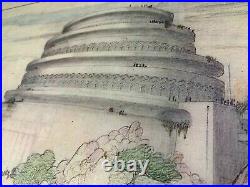Frank Lloyd WRIGHT Lithograph #'ed LIMITED Ed. Gordon Strong Planetarium