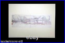 Frank Lloyd WRIGHT Lithograph #'ed LIMITED Florida Southern College +FRAMING