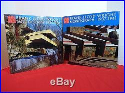 Frank Lloyd Wright 12 Vol. Monograph series, FIRST EDITION