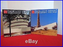 Frank Lloyd Wright 12 Vol. Monograph series, FIRST EDITION