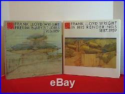 Frank Lloyd Wright 12 Vol. Monograph series, FIRST EDITION
