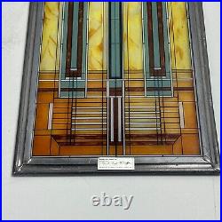 Frank Lloyd Wright 13x7- Oak Park skylight Vintage stained glass VERY RARE