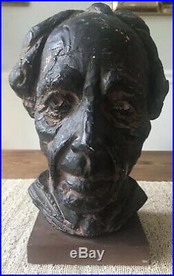 Frank Lloyd Wright 14 Bust Art Signed JOSEPH KONZAL Mid Century Architect RARE