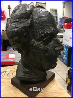 Frank Lloyd Wright 14 Bust Art Signed Joseph Konzal Mid Century Architect Rare