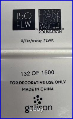 Frank Lloyd Wright 150th Decorative Ceramic Box Limited Edition #132 of 1500 New