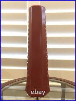 Frank Lloyd Wright 16 PINNACLE VASE by Haeger, Burnt Orange