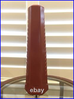 Frank Lloyd Wright 16 PINNACLE VASE by Haeger, Burnt Orange