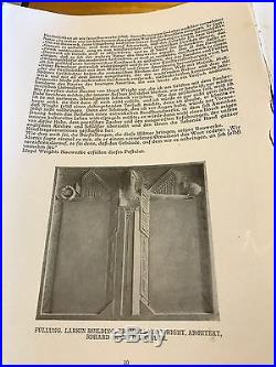 Frank Lloyd Wright 1911 original Wasmuth publication in German