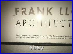 Frank Lloyd Wright 1994 Museum Of Modern Art New York Exposition MOMA Poster