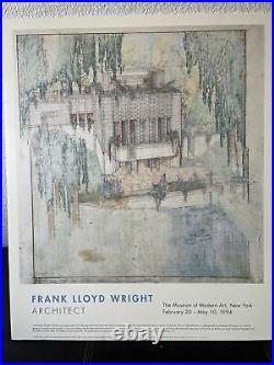 Frank Lloyd Wright 1994 Museum of Modern Art Poster Millard House Pasadena