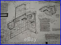 Frank Lloyd Wright 220 Individual Files Of Plan Sets, Prelims & Details