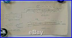 Frank Lloyd Wright 2 Original Working Blueprints Of Howard Anthony H0use C 1949