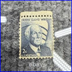 Frank Lloyd Wright 2¢ U. S. Postage Stamp 1960 Issue, Blue, Vintage