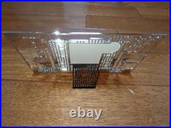 Frank Lloyd Wright 3×3 Picture Frame MoMA Brass Multicolor 5.7×3.5 withBox