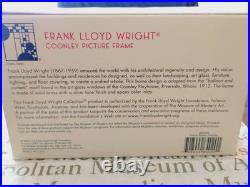 Frank Lloyd Wright 3×3 Picture Frame MoMA Brass Multicolor 5.7×3.5 withBox