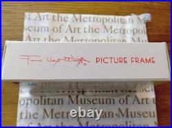Frank Lloyd Wright 3×3 Picture Frame MoMA Brass Multicolor 5.7×3.5 withBox