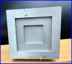 Frank Lloyd Wright 4 Cubes Trinket Box Cast Metal marked #014 historical arts