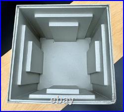 Frank Lloyd Wright 4 Cubes Trinket Box Cast Metal marked #014 historical arts