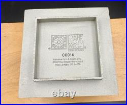 Frank Lloyd Wright 4 Cubes Trinket Box Cast Metal marked #014 historical arts