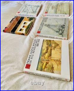 Frank Lloyd Wright 5 Art Book Retro Antique Collection