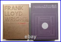 Frank Lloyd Wright A Testament 1961 Limited Edition Japan Architecture Book