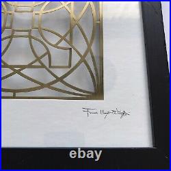 Frank Lloyd Wright American Luxfer Prism Company Laser Cut Shadow Box Wall Art