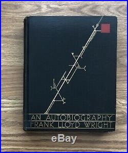 Frank Lloyd Wright An Autobiography 1932 First Edition Original Hardcover