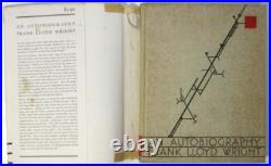 Frank Lloyd Wright An Autobiography 1933 First Edition Longmans Green London