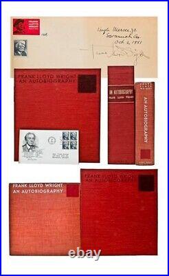 Frank Lloyd Wright An Autobiography 1943 WRIGHT, Frank Lloyd (SIGNED)