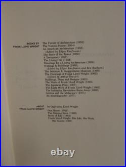 Frank Lloyd Wright-An Autobiography, 1977 Reprint, Very Good Condition