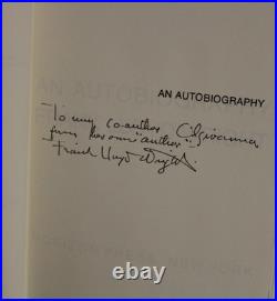 Frank Lloyd Wright-An Autobiography, 1977 Reprint, Very Good Condition