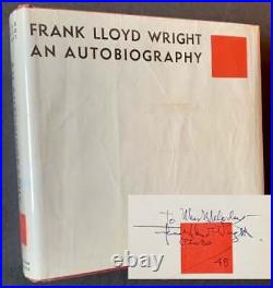 Frank Lloyd Wright / An Autobiography Signed 1943