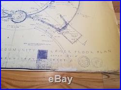 Frank Lloyd Wright Architect Blueprint Greek Orthodox Church Artistic Sheet #2