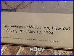 Frank Lloyd Wright Architect MOMA New York 1994 Framed Print 29x36