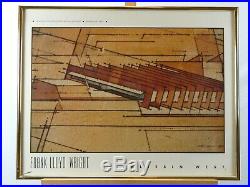 Frank Lloyd Wright Architect Taliesin West Frame Print 22 X 28'' Milton Stricker