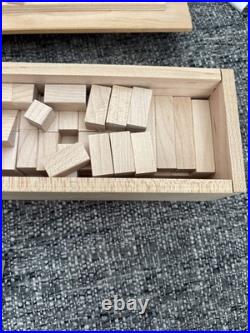 Frank Lloyd Wright Architectural Building Blocks Vintage 68 Piece Complete Set