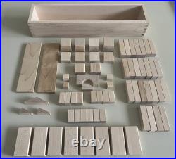 Frank Lloyd Wright Architectural Building Blocks Vintage Complete Set