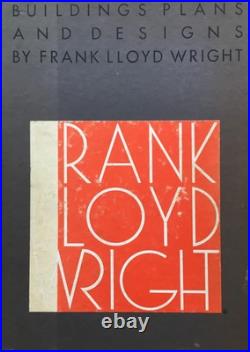 Frank Lloyd Wright Architectural Drawing Collection Boxed Hardcover Used