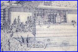 Frank Lloyd Wright Architectural Drawing Richard Bock Studio and Re1715ce 1906 F
